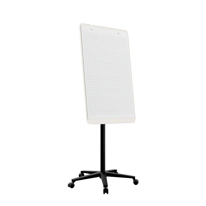 Мобильная стеклянная маркерная доска MG Flipchart Base, цвет топленое молоко , ral 9001 Мобильная стеклянная маркерная доска MG Flipchart Base, цвет топленое молоко , ral 9001