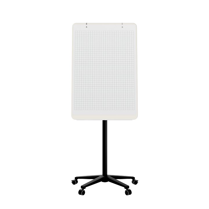 Мобильная стеклянная маркерная доска MG Flipchart Base, цвет топленое молоко , ral 9001 Мобильная стеклянная маркерная доска MG Flipchart Base, цвет топленое молоко , ral 9001
