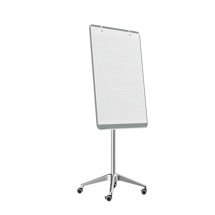 Мобильная стеклянная маркерная доска MG Flipchart Lux, цвет светло-серый, ral 7042 Мобильная стеклянная маркерная доска MG Flipchart Lux, цвет светло-серый, ral 7042