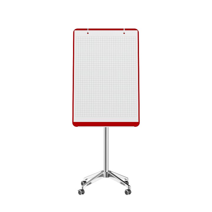 Мобильная стеклянная маркерная доска MG Flipchart Lux, цвет красный, ral 3001 Мобильная стеклянная маркерная доска MG Flipchart Lux, цвет красный, ral 3001