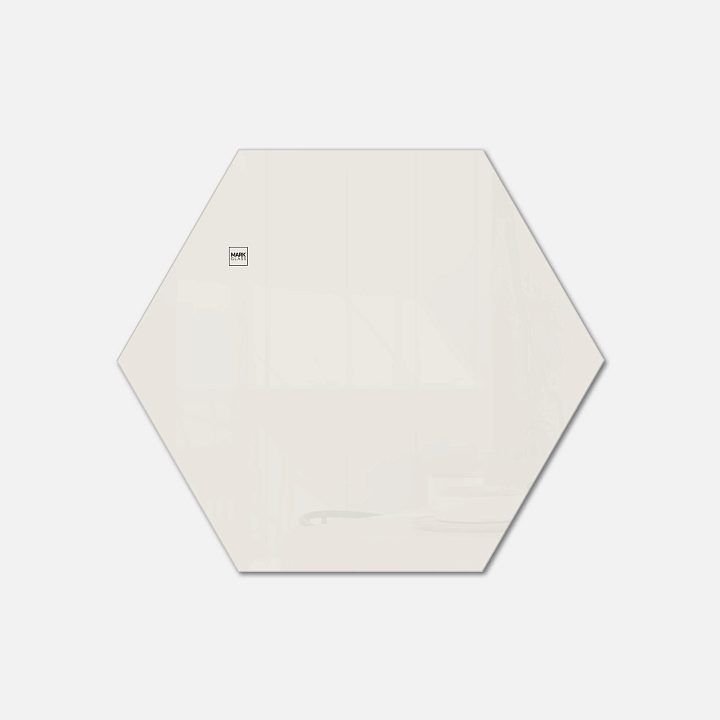 Стеклянная магнитно-маркерная доска MG Honeycomb, 80 см, цвет топленое молоко, ral 9001 Стеклянная магнитно-маркерная доска MG Honeycomb, 80 см, цвет топленое молоко, ral 9001