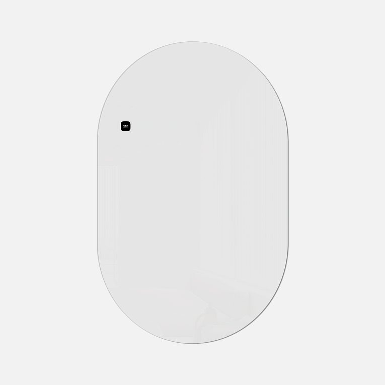 картинка Стеклянная магнитно-маркерная доска MG Oval, 60х95 см, цвет белый, ral 9003 от магазина MarkGlass