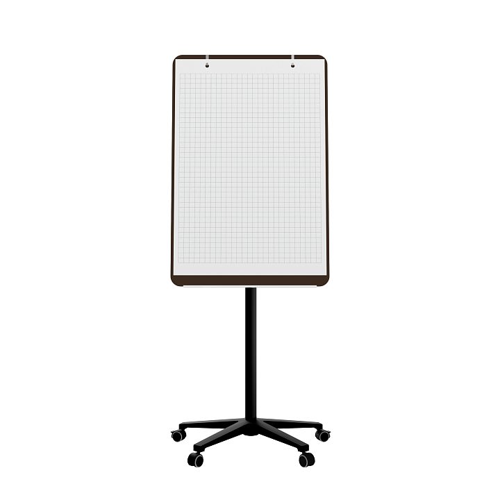 Мобильная стеклянная маркерная доска MG Flipchart Base, цвет шоколад , ral 8014 Мобильная стеклянная маркерная доска MG Flipchart Base, цвет шоколад , ral 8014