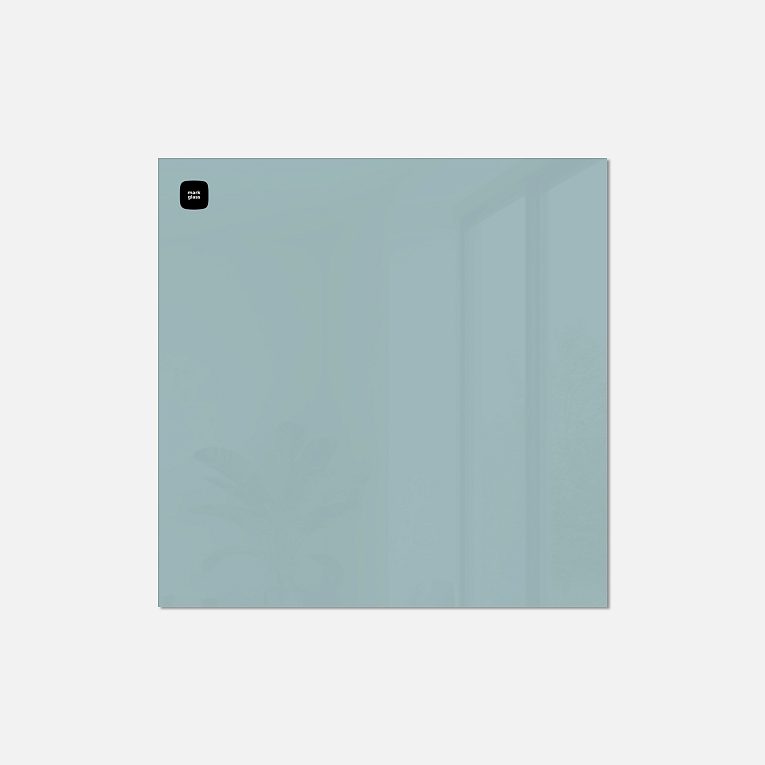 картинка Стеклянная магнитно-маркерная доска MG BASIC, 50х50 см, цвет ледяное озеро от магазина MarkGlass