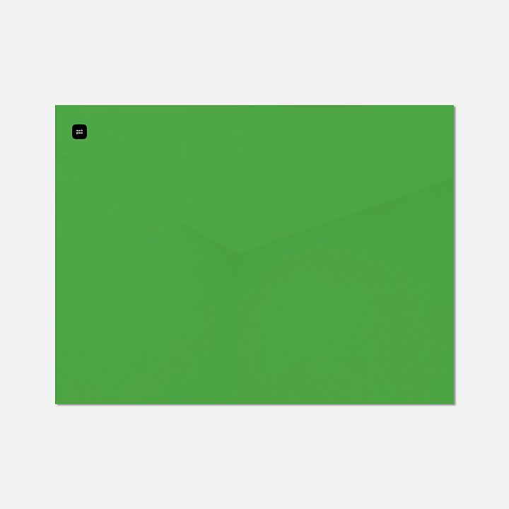 Стеклянная магнитно-маркерная доска MG BASIC, 60х80 см, цвет зелёный, ral 6018