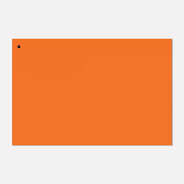 Стеклянная магнитно-маркерная доска MG BASIC, 120х180 см, цвет оранжевый, ral 2008 Стеклянная магнитно-маркерная доска MG BASIC, 120х180 см, цвет оранжевый, ral 2008