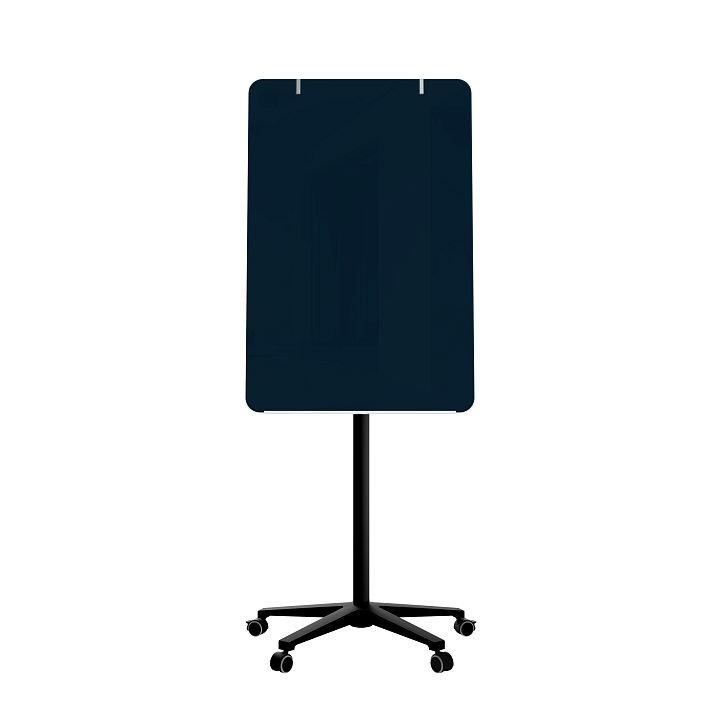 Мобильная стеклянная маркерная доска MG Flipchart Base, цвет ночное небо, ral 5008 Мобильная стеклянная маркерная доска MG Flipchart Base, цвет ночное небо, ral 5008