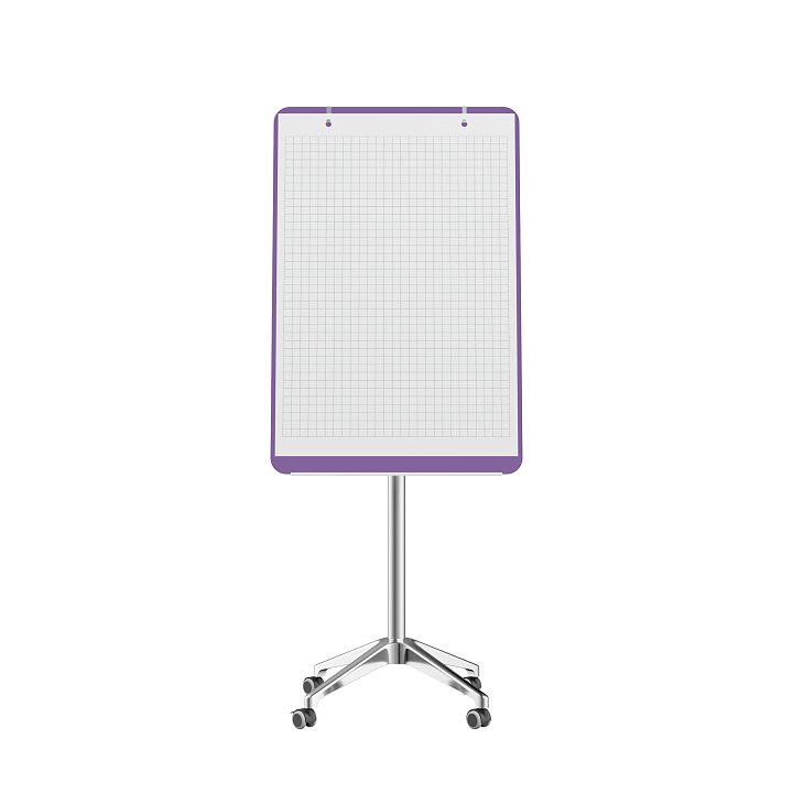 Мобильная стеклянная маркерная доска MG Flipchart Lux, цвет фиолетовый, ral 4005 Мобильная стеклянная маркерная доска MG Flipchart Lux, цвет фиолетовый, ral 4005