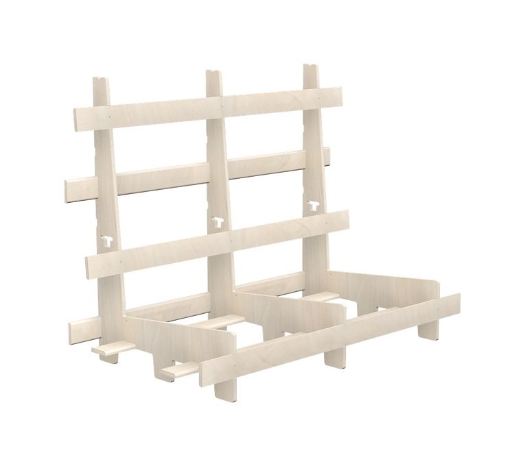 картинка Деревянная транспортная пирамида Wood Peak SL80 116х152 от магазина MarkGlass