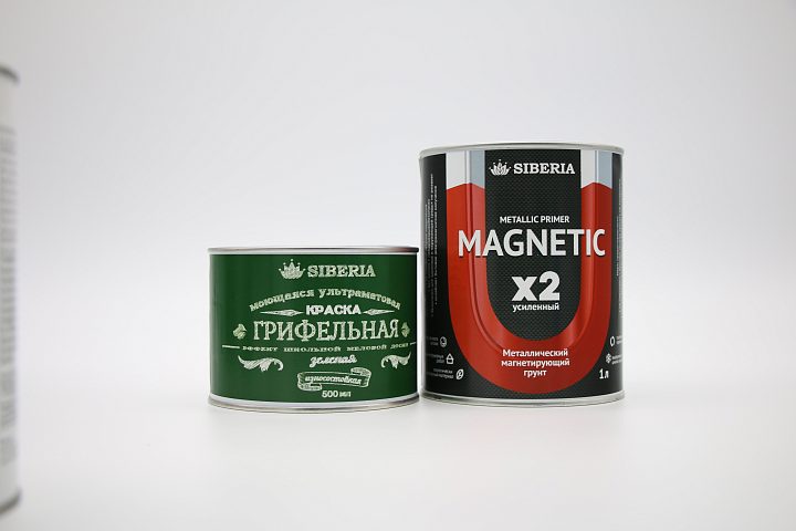 Грифельная краска Siberia, интерьерная глубокоматовая, зелёная, 0,5л