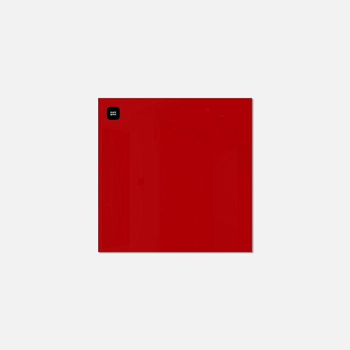 Стеклянная магнитно-маркерная доска MG BASIC, 35х35 см, цвет красный, ral 3001 Стеклянная магнитно-маркерная доска MG BASIC, 35х35 см, цвет красный, ral 3001