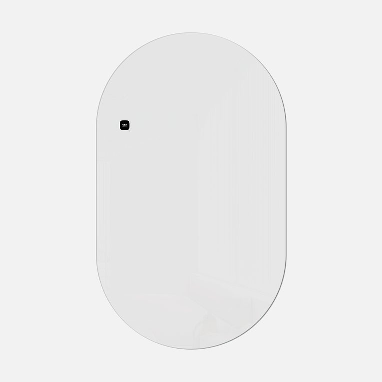 картинка Стеклянная магнитно-маркерная доска MG Oval, 60х100 см, цвет белый, ral 9003 от магазина MarkGlass
